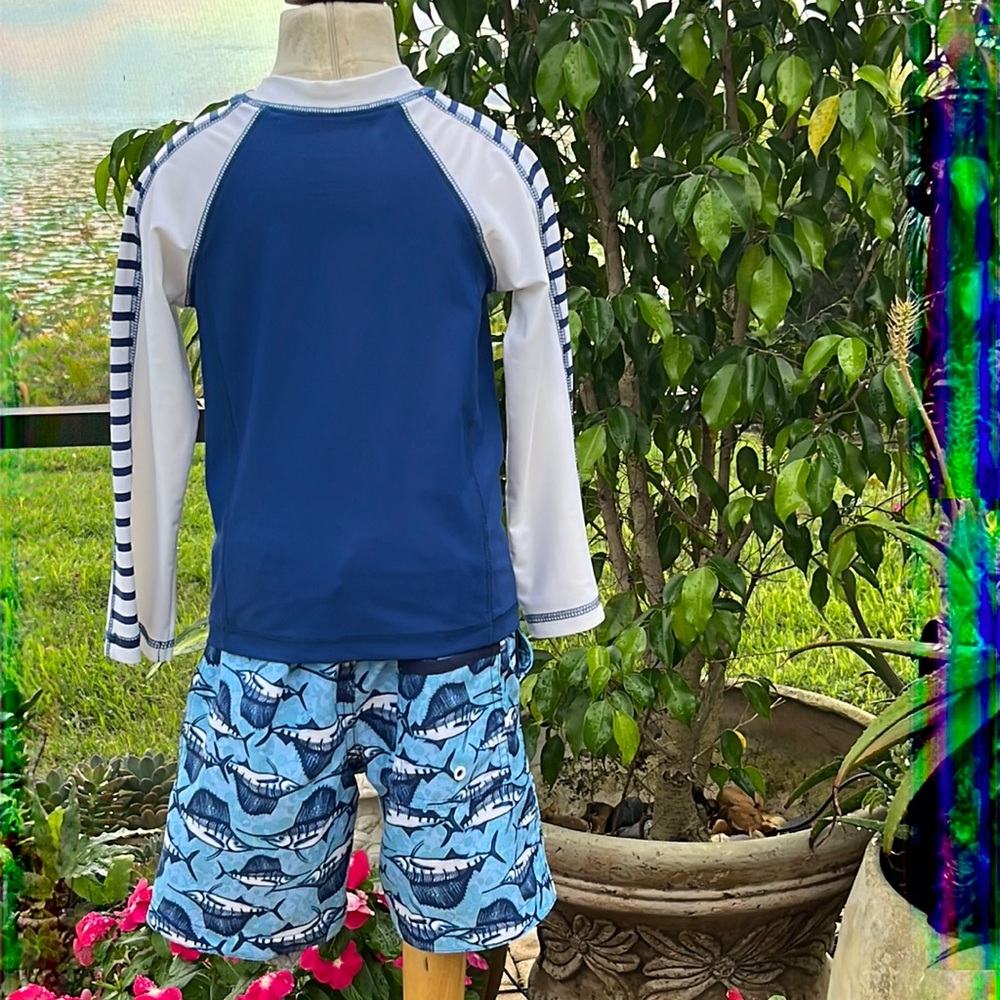 Boy’s Cabana Life Rash Guard Set - Picture 2 of 13